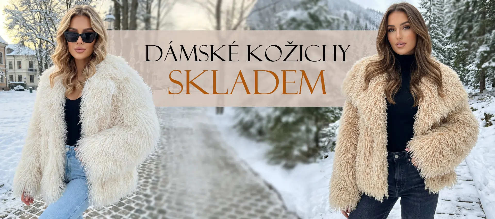DÁMSKE KOŽUCHY - SKLADOM