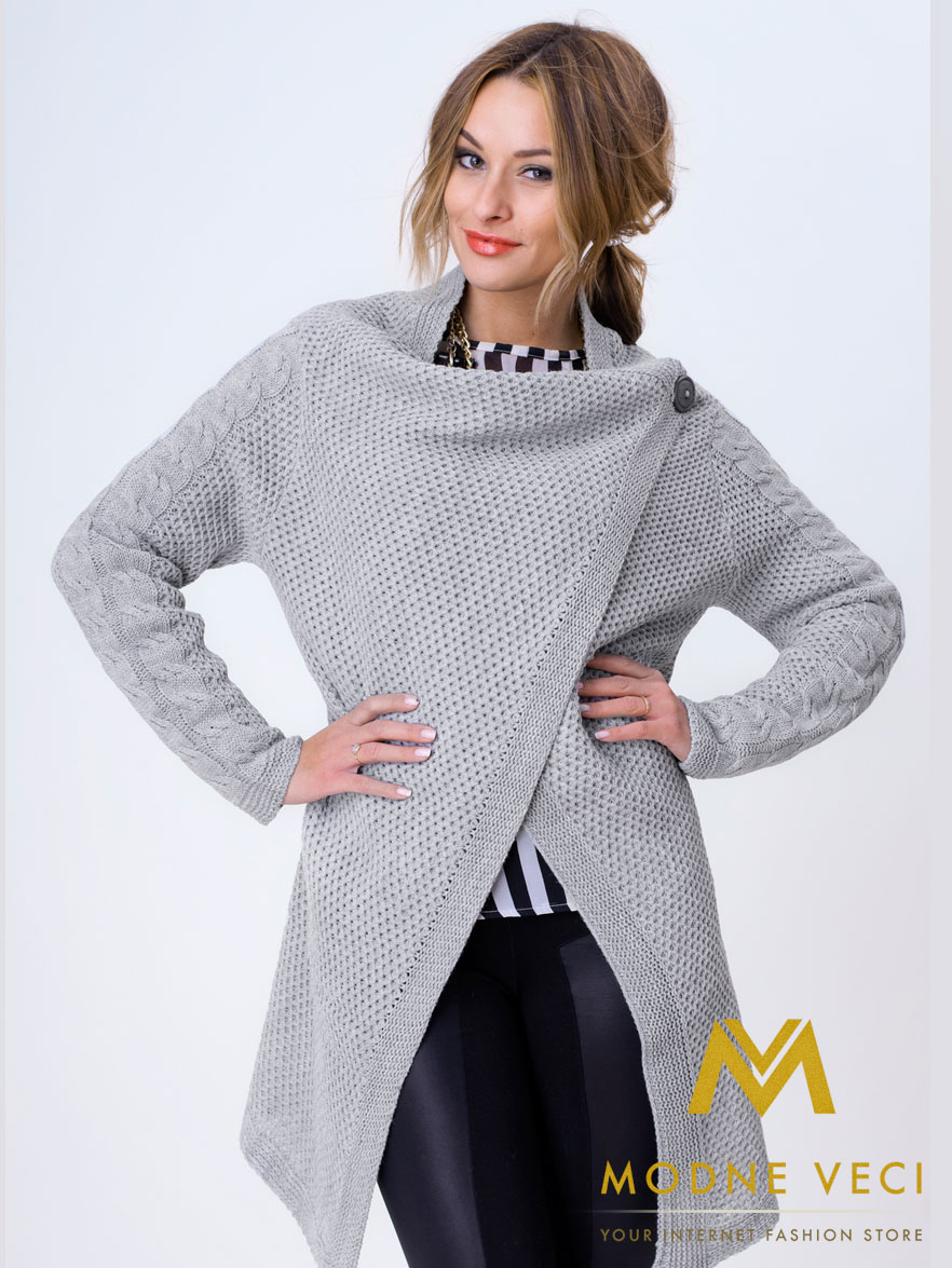 damski sweter, kardigan, pulower, sweterek, poncho, sweter, odziez, damskie ubrania, swetry damskie, damskie swetry, pletione swetry, damski kardigan, pulowery damskie, pulowery, dlugie swetry, dlugi sweter, dziergane swetry, pletione swetry damskie, kardigan damski, eleganckie damskie pulowery, damskie swetry na zapinanie, pulower damski, swetry i kardigany, oversize pulowery, oversize sweter, nowoczesne swetry, sweter na zamek, kardigany damskie, kardigany online, pletione kardigany, dlugie pletione swetry, dla kobiety, jako prezent, sweter na zime, sweter na Swietych, sweter na guziki, sweter Damski kardigan DIMA szary