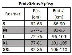 pas do pończoch