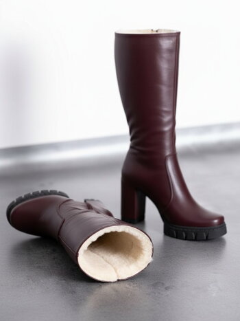damske-cizmy-na-zimu-bordove