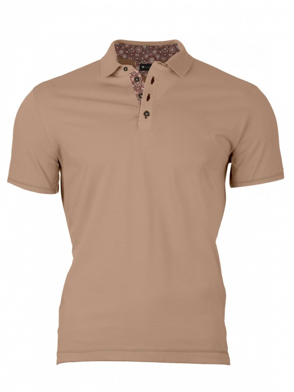 Męskie Polo koszulka Versabe brązowa VS-PO 1912 koszulka, polo koszulka, krótki rękaw, letnia koszulka, sportowa koszulka, elegancka koszulka, ciemnoniebieska koszulka, biała koszulka, koralowa koszulka, prezent dla mężczyzny, urodziny, imieniny, Boże Narodzenie, prezent, sport, brązowa koszulka