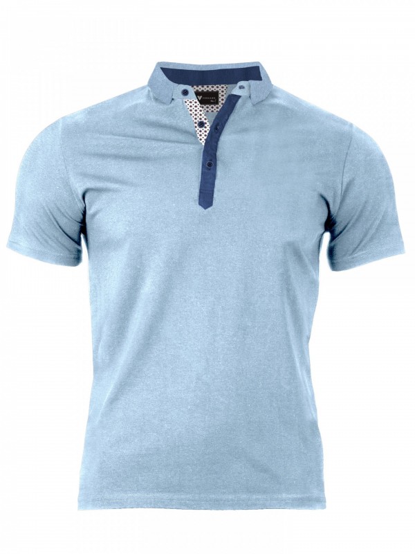Męskie Polo shirt Versabe jasnoniebieskie VS-PO 1914 shirt, polo shirt, tričko, polo tričko, czarny shirt, czarny tričko, krótki rękaw, kratky rukav, lato, sportowy shirt, sportove tricko, elegancki shirt, elegantne tricko, ciemnoniebieskie shirt, tmavomodre tricko, biały shirt, biele tricko, koralowy shirt, koralove stricko, prezent dla mężczyzny, darcek pre muza, urodziny, imieniny, Boże Narodzenie, prezent, darcek, sport, jasnoniebieskie shirt, bledo modre tricko, niebieski shirt, modre tricko
