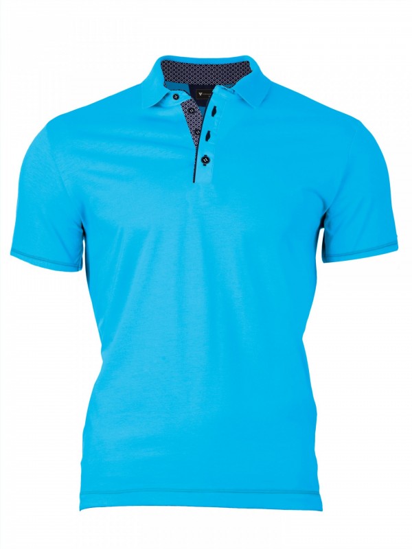 Męskie Polo koszulka Versabe turkusowa VS-PO 1915 koszulka, polo koszulka, krótki rękaw, krótki rękaw, lato, sportowa koszulka, elegancka koszulka, ciemnoniebieska koszulka, biała koszulka, koralowa koszulka, prezent dla mężczyzny, urodziny, imieniny, Boże Narodzenie, prezent, sport, turkusowa koszulka, niebieska koszulka
