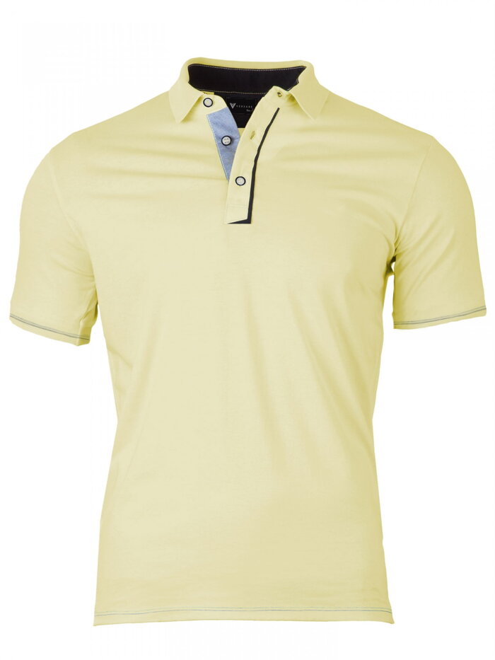 Męska koszulka Polo Versabe żółta VS-PO 1902 Męska koszulka Polo stretch Versabe żółta