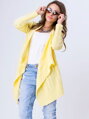 Pohodlný kardigan VICKY žlutý
