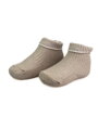 Ponožky s prošitím v hnědé barvě