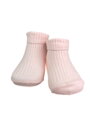 Dívčí ponožky s prošitím růžové