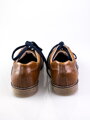 Chlapecké dětské kožené boty 303 hnědé