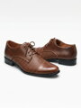 Chlapčenské spoločenské topánky 158K tmavo-hnedé B-40
