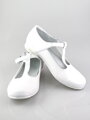 Dívčí boty na svatbu vzor 192 bílé