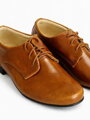 Chlapecké dětské společenské kožené boty 299 hnědé