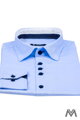 Dětská chlapecká košile VS-PK-1733-B světle modrá