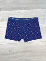 Pánské vzorované boxerky v modré barvě