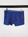 Pánské vzorované boxerky v modré barvě
