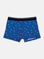 Pánské modré boxerky s palmami