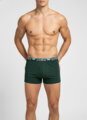Pánské bavlněné boxerky UOMO v tmavě zelené barvě