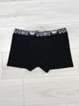 Černé pánské bavlněné boxerky UOMO