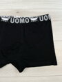 Černé pánské bavlněné boxerky UOMO