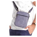 Pánská kožená CROSSBODY taška 1115-TGH navy