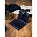 Pánská kožená peněženka 326L-RBA-D modro-červená
