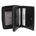 Pánská kožená peněženka N014-VTK-D-RFID černá
