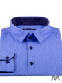 Sportovní košile se vzorem kotvy VS-PK-1844 ve světle modré barvě