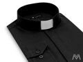 Kněžská košile VS-PK 1848K černá