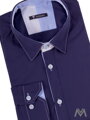 Pánská košile ve slim fit střihu VS-PK 1741 tmavě modrá