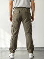 Pánske teplákové nohavice s vreckami VSB CARGO MAN oliva 
