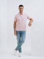 Pánské polo tričko VSB LEE v růžové barvě