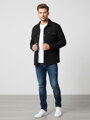 Pánská černá košilová bunda VSB CASUAL