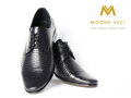 Elegantní boty - kožené model 218 - černé