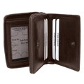 Pánská kožená peněženka N014-VTK-D-RFID hnědá