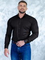 Elastická pánska košeľa VSB2415 s golierom 