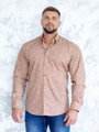 Luksusowa męska koszula VS-PK-1905 brązowa