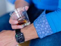 Elegantní pánská košile v syté modré barvě VSB2406