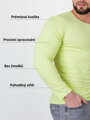Zářivé pánské triko s dlouhým rukávem VSB lemon