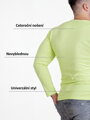 Zářivé pánské triko s dlouhým rukávem VSB lemon