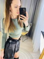 Bavlněný CROP TOP VSB AMI olivový