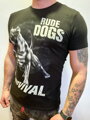 Pánské triko Rude DOGS - černé