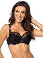 Dámská polovyztužená černá podprsenka SIGNA
