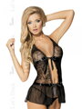 Erotická noční košilka LD 34 black