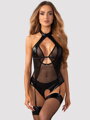 Dámský erotický kostým v černé barvě DOMINNA
