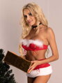 Erotický dámský set SANTAS BODYDOLLY červený
