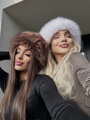Stylová dámská čepice LUXURY chocco 