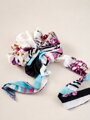 Scrunchie VSB barevná gumička se vzorem