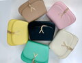 Hnědá dámská kožená crossbody kabelka 