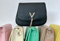 Hnědá dámská kožená crossbody kabelka 