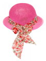 Dámský klobouk se stužkou KDS-19 růžový