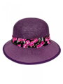 Dámský klobouk se stužkou KDS-18 fialový